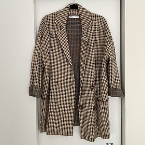 Zara Pattern Cardigan Oversize Size S